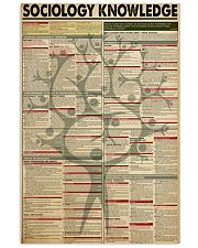 SOCIOLOGY KNOWLEDGE 24x36 Poster front