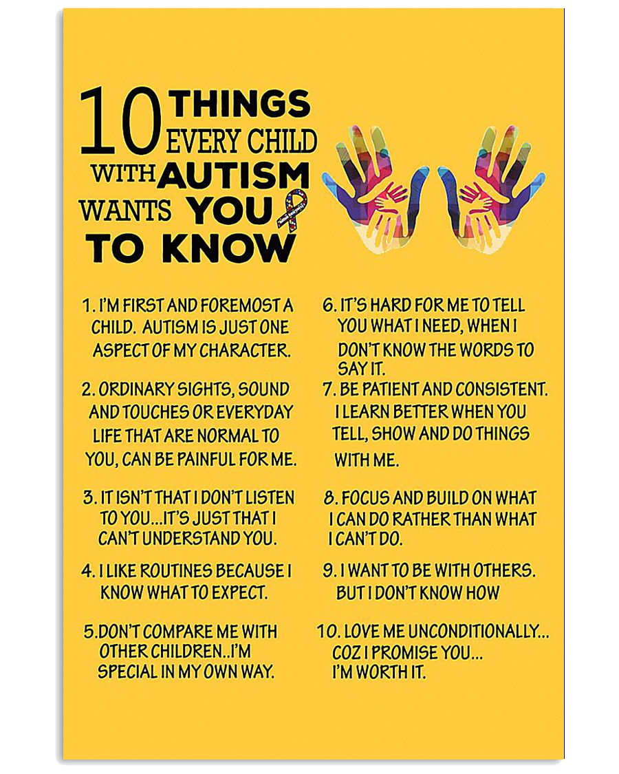 AUTISM 11x17 Poster