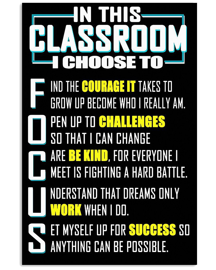 CLASSROOM 11x17 Poster