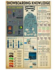 SNOWBOARDING 24x36 Poster front