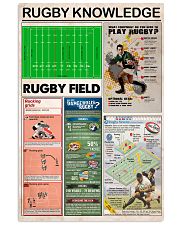 RUGBY KNOWLEDGE 24x36 Poster front