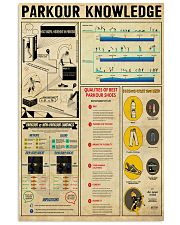Parkour Knowledge 11x17 Poster front
