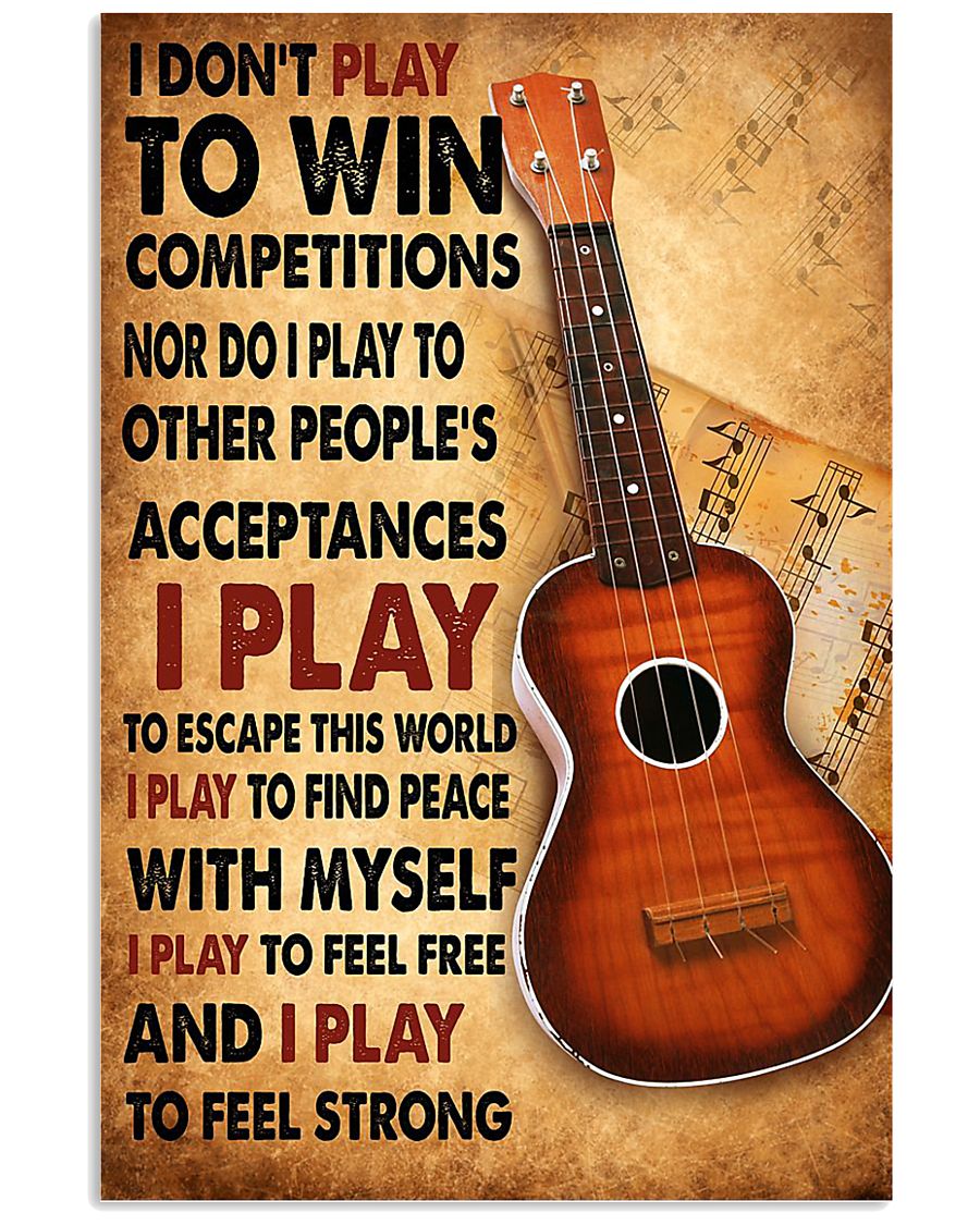 UKULELE 11x17 Poster