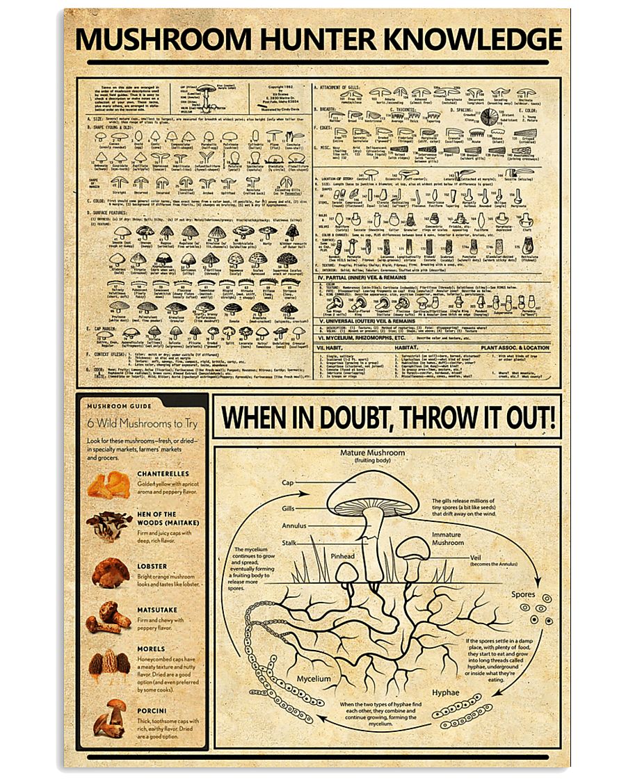 MUSHROOM 11x17 Poster