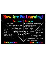 LEARNING 17x11 Poster front