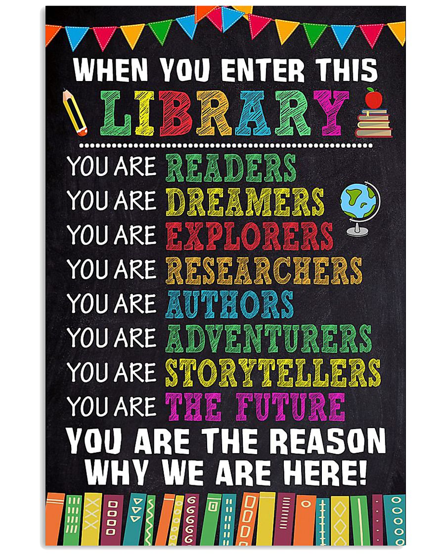LIBRARY 11x17 Poster