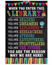 LIBRARY 11x17 Poster front