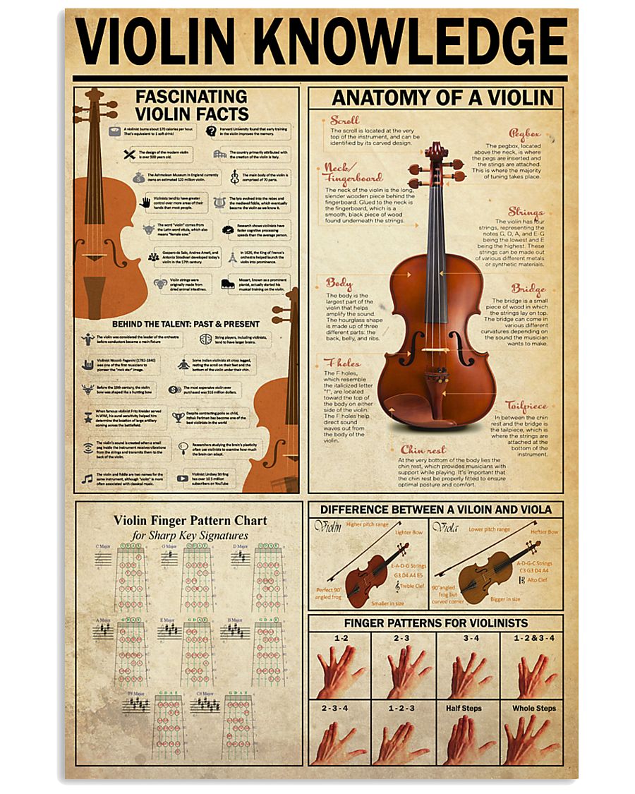 violin 11x17 Poster