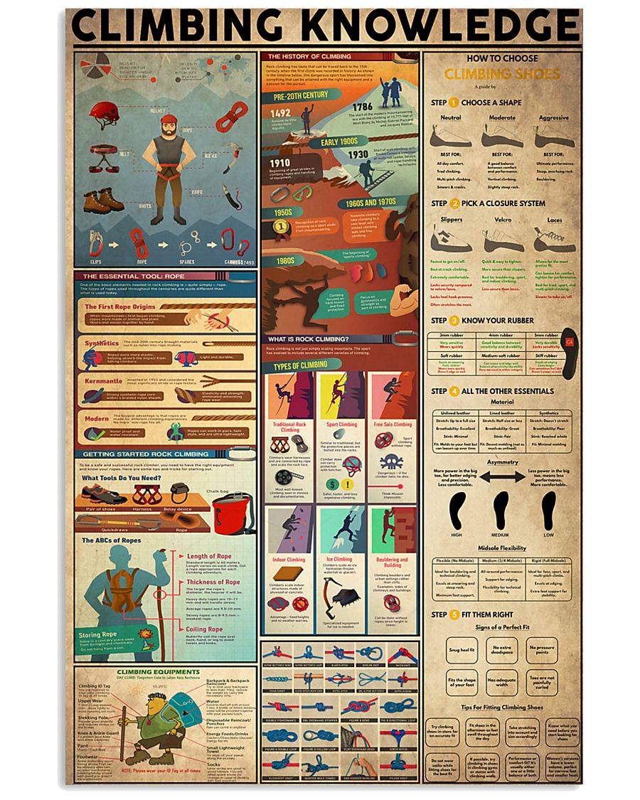 CLIMBING 24x36 Poster