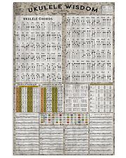 Ukulele chord chart 11x17 Poster front