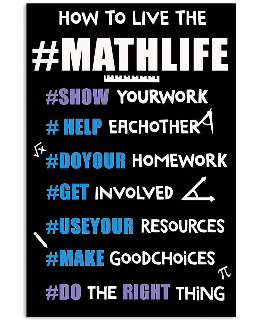 MATHLIFE 11x17 Poster