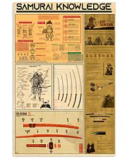 SAMURAI KNOWLEDGE 24x36 Poster front