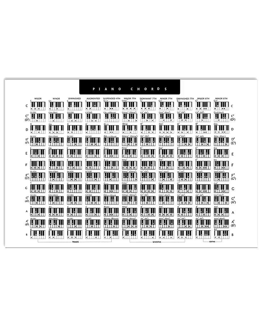 Piano Chords 17x11 Poster