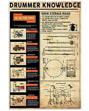 DRUMMER KNOWLEDGE 11x17 Poster front