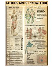 TATTOOS ARTIST 24x36 Poster front