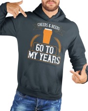 cheers beers 60 to my years-01 Hooded Sweatshirt custom-hoodie-sweatshirt-lifestyle-front-170