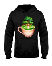 I LOVE COFFEE YOGA DOGS Hooded Sweatshirt tile