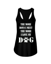 I LOVE MY DOG Ladies Flowy Tank tile