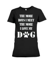 I LOVE MY DOG Premium Fit Ladies Tee tile