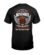 NOVEMBER - EVEN THE DEVIL Premium Fit Mens Tee tile