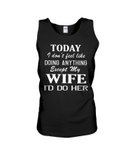 today i feel like do anything 2 Unisex Tank tile