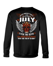 JULY - EVEN THE DEVIL Crewneck Sweatshirt tile