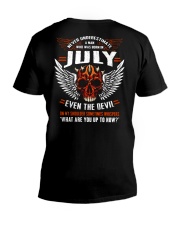 JULY - EVEN THE DEVIL V-Neck T-Shirt tile