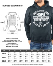 beer is made from hops hops are plants therefore beer is a salad-01 Hooded Sweatshirt custom-hoodie-sweatshirt-lifestyle-front-191