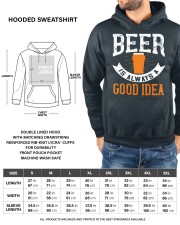 beer is always good idea-01 Hooded Sweatshirt custom-hoodie-sweatshirt-lifestyle-front-191