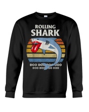 rolling shark Crewneck Sweatshirt tile