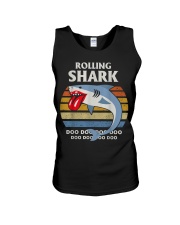 rolling shark Unisex Tank tile