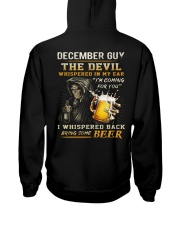DECEMBER - THE DEVIL BEER Hooded Sweatshirt back