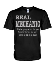I am A Real Man V-Neck T-Shirt thumbnail