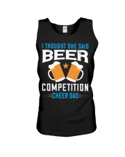 I thought she said beer competition cheer dad-01 Unisex Tank tile