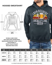 i run because i really like beer-01 Hooded Sweatshirt custom-hoodie-sweatshirt-lifestyle-front-191