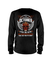 OCTOBER - EVEN THE DEVIL Long Sleeve Tee tile