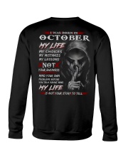 OCTOBER - MY LIFE Crewneck Sweatshirt thumbnail