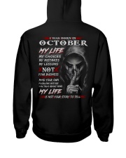 OCTOBER - MY LIFE Hooded Sweatshirt back