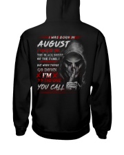 AUGUST - YOUCALL Hooded Sweatshirt back