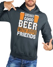 drink good beer with good friends-01 Hooded Sweatshirt custom-hoodie-sweatshirt-lifestyle-front-170