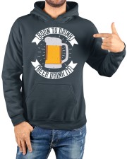 born to drink beer drink it Hooded Sweatshirt custom-hoodie-sweatshirt-lifestyle-front-188