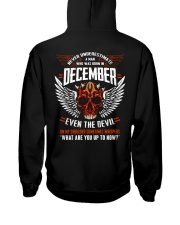 DECEMBER - EVEN THE DEVIL Hooded Sweatshirt back