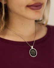 TO MY HUSBAND Metallic Circle Necklace aos-necklace-circle-metallic-lifestyle-1