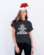 Birthday -January Birthday -January Birthday Shirt Classic T-Shirt lifestyle-holiday-crewneck-front-1