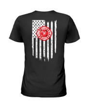 FIREFIGHTER FIREFIGHTER FIREFIGHTER FIREFIGHTER Ladies T-Shirt thumbnail