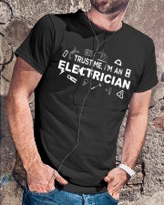 Electrician -Best Electrician Tee - Electrician Classic T-Shirt lifestyle-mens-crewneck-front-4