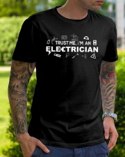 Electrician -Best Electrician Tee - Electrician Classic T-Shirt lifestyle-mens-crewneck-front-7