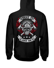 FIREFIGHTER FIREFIGHTER FIREFIGHTER FIREFIGHTER Hooded Sweatshirt back