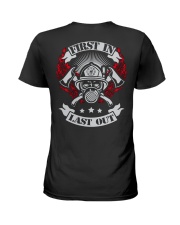 FIREFIGHTER FIREFIGHTER FIREFIGHTER FIREFIGHTER Ladies T-Shirt thumbnail