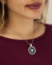 TO MY HUSBAND Metallic Circle Necklace aos-necklace-circle-metallic-lifestyle-1